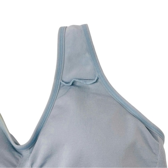 WACOAL Bralette Wireless Seamless cups Wide straps Slip over Light blue Size 38 - Picture 7 of 7